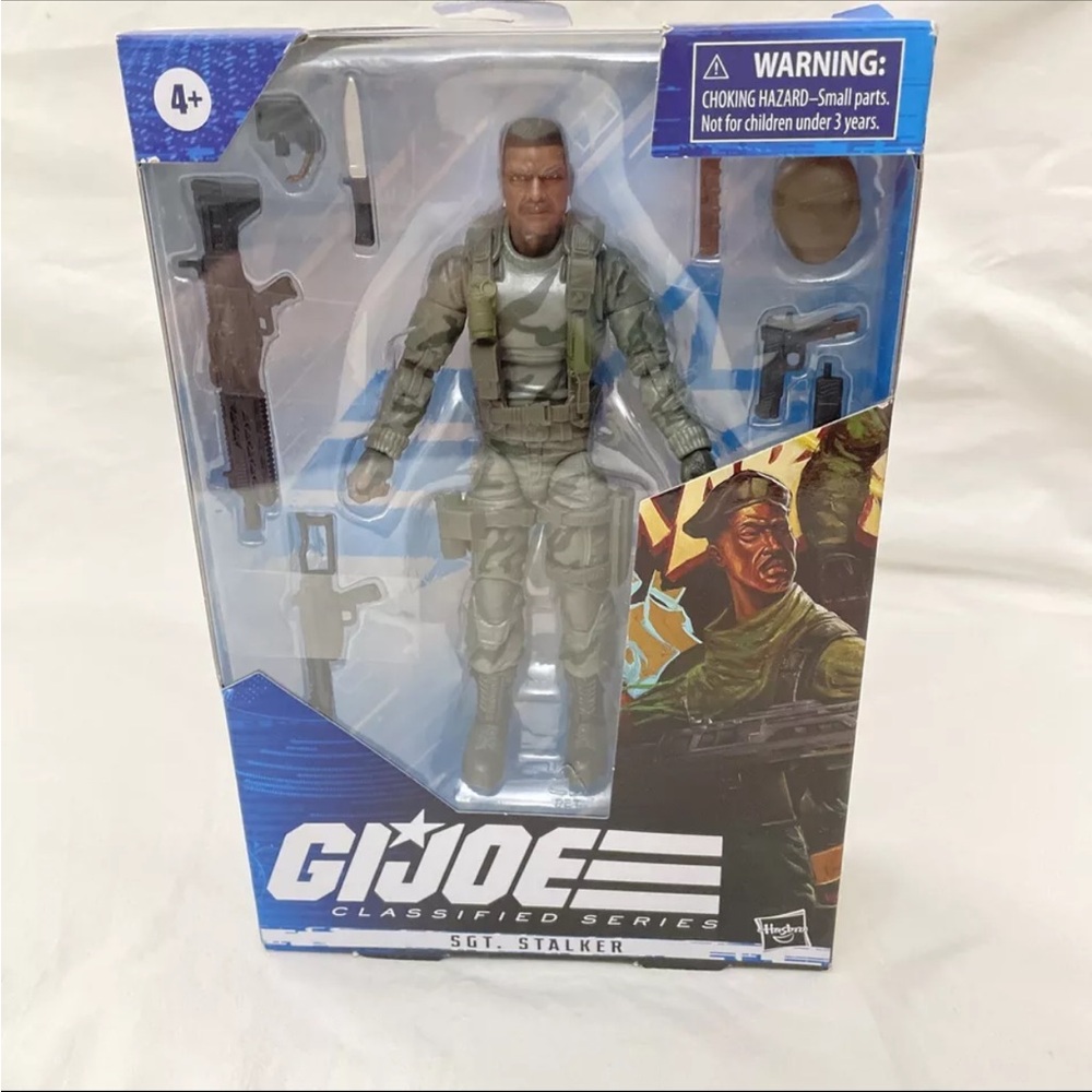HASBRO G.I. Joe Classified SERIES #46 Sgt. Stalker 6 inch Figure. New In Hand